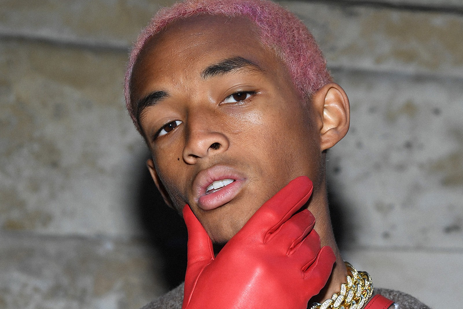 Jaden Smith Shows Off Bleached Blonde Hair In SYRE Gear